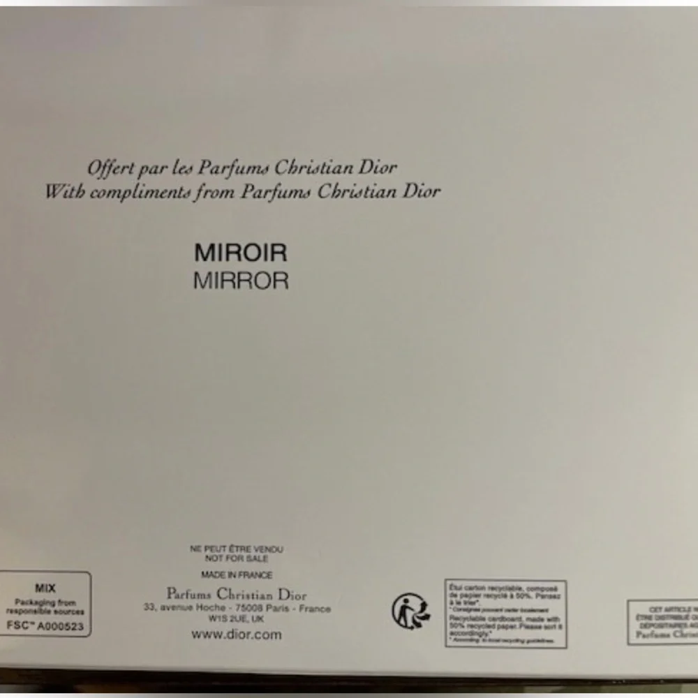 Dior Black Leather Card Case with CD Logo - Picture 10 of 10